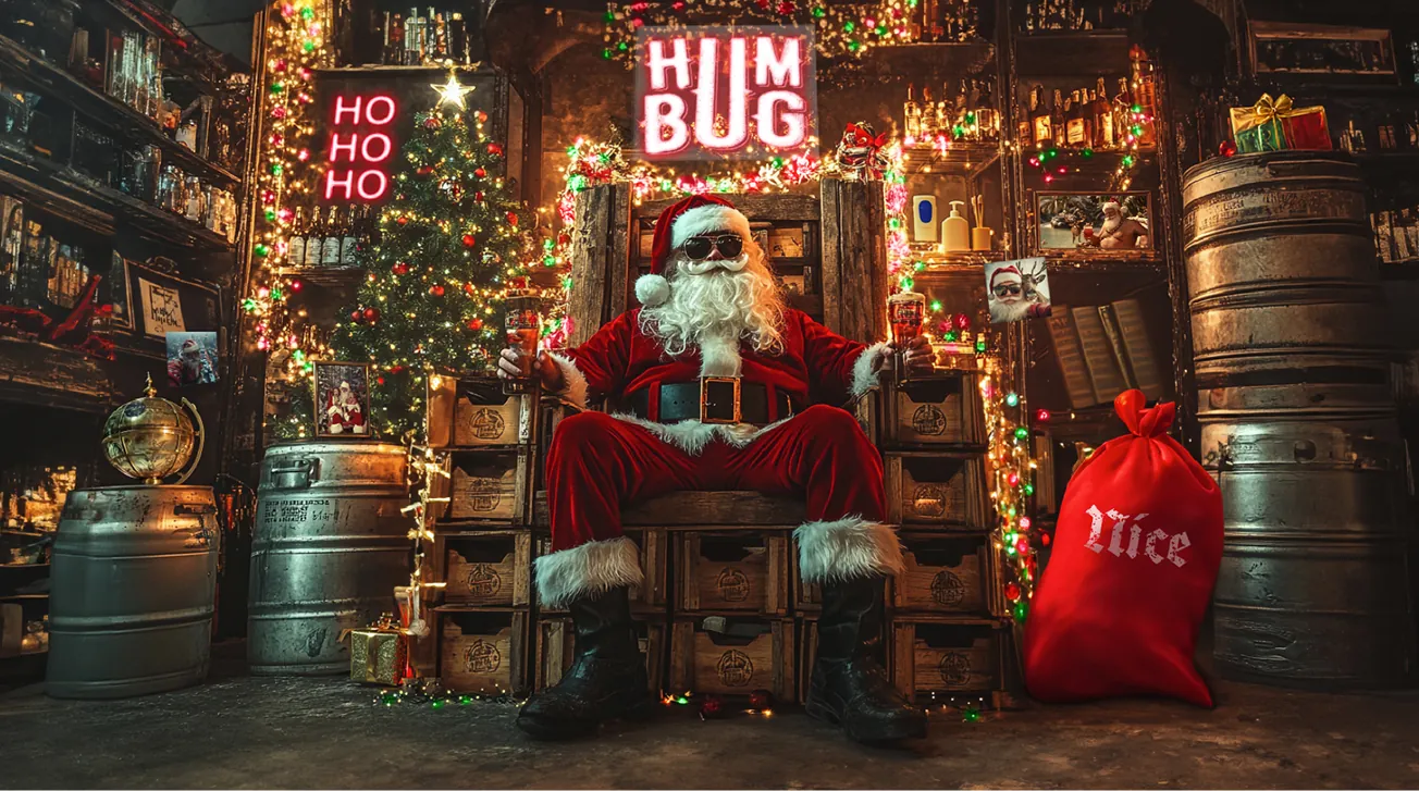 Humbug Christmas campaign artwork